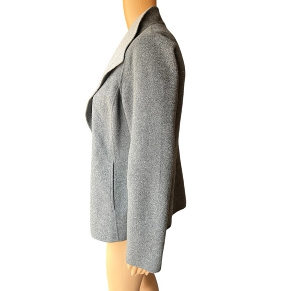 Talbots Gray Blazer with Shawl Collar Size M - Picture 4 of 8